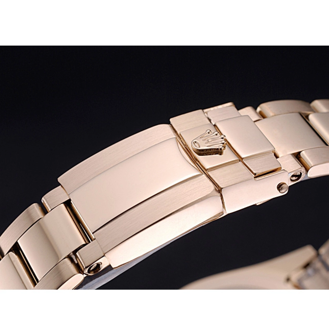 Aaa replica watch with White Black Cosmograph Rolex Gold Daytona 622548 Subdials Bracelet 0717